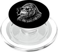 Gorilla Smoking Cigarette PopSockets PopGrip for MagSafe