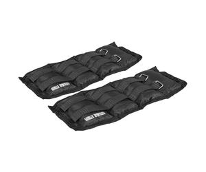 GORILLA SPORTS® Ankle Weights - Pair of 1 kg to 10 kg or Complete Set, Adjustable Wrist - Weight Cuff, Weighted Bands, Weighted Bracelet for Arms, Exercise, Jogging, Walking, Bodybuilding, Fitness