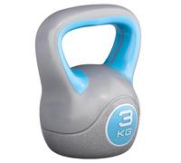 GORILLA SPORTS® Contrast Vinyl Kettlebell 2-20 kg, Plastic Coated