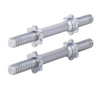 GORILLA SPORTS® Dumbbell Bars Pair - 30mm, 42cm, 100kg, Spinlock Collars