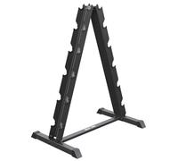 GORILLA SPORTS® Dumbbell Rack Storage - for 12 Dumbbells, in Iron, Non-Slip, 300 kg Capacity - Tree Stand, Home Gym Equipment, Dumbbell Tree Holder, Weight Rack, Fitness Equipment
