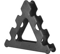 GORILLA SPORTS® Dumbbell Rack - Vertical, Max. Load 12 kg, 3 Tier, A-Frame, Black - Dumbbell Storage Stand Holder, Hand Weights Tower Stand, Dumbbell Tree Stand, Rack for Dumbbells, Home Gym, Fitness