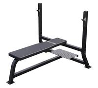 GORILLA SPORTS® Flat Weight Bench, Padded, 250 kg, 110 x 58 x 40 cm