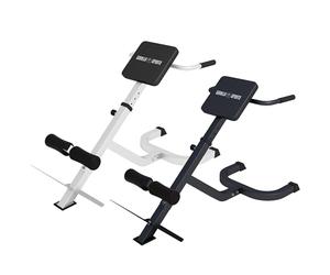 GORILLA SPORTS® Hyperextension Bench - Adjustable, 128 x 56 x 78-86 cm, Multi-Functional, Padded - Roman Chair, Fitness Equipment, Back, Waist & Abdominal Machine Muscle Trainer, Strength Training