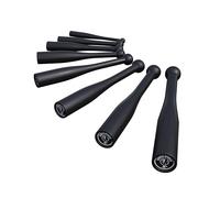 GORILLA SPORTS® Indian Clubbells - 2kg, 4kg, 6kg, 8kg, 10kg, 12kg, 15kg, 20kg, Single or Set, Steel, Black - Indian Clubs, Macebell, Clubbell Weights, Strength Training, Exercise Mace Bells