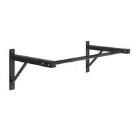 GORILLA SPORTS® Pull Up Bar - Wall Mounted, 121 x 61 x 40 cm, Max. 150kg, Ribbed Grip Surfaces, Steel - Home Gym, Chin Pull-Up Bar, Fitness, Workout, Training Equipment