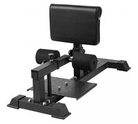 GORILLA SPORTS® Sissy Squat Machine - Adjustable Height and Length, 101 x 37.5 x 49.5 - 59.5 cm, Max Load 130 kg, Black - Deep Sissy Squat Bench, Leg Exercise Machine, Home Fitness Equipment