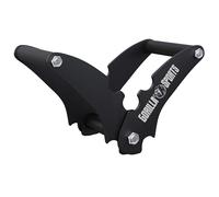 GORILLA SPORTS® T-Bar Row Handle 2in1 - 3 Grip Widths, V-Shape Design, Max Capacity 200 kg - Lat & Cable Station, Landmine Attachment for Barbell