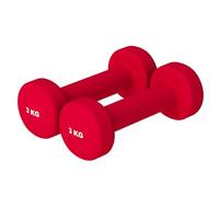 GORILLA SPORTS® Vinyl Dumbbell Set 1-10 kg, Neoprene, Cast Iron