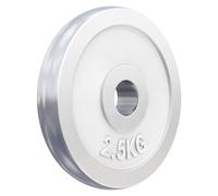 GORILLA SPORTS® Weight Plates 1.25-30kg, 30mm Chrome, Single or Set | Weight discs for dumbbell and barbell strength training and weight lifting; 1.25kg, 2kg, 2.5kg, 5-30kg options