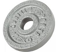 GORILLA SPORTS® Weight Plates - 1.25kg, 2kg, 2.5kg, 5kg, 10kg, 15kg, 20kg, 25kg, 30kg, Single/Set, 30mm, Cast Iron, Black or Silver - Weight Discs, Dumbbell Barbell Plates, Weightlifting Training