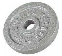 GORILLA SPORTS® Weight Plates - 1.25kg, 2kg, 2.5kg, 5kg, 10kg, 15kg, 20kg, 25kg, 30kg, Single/Set, 30mm, Cast Iron, Black or Silver - Weight Discs, Dumbbell Barbell Plates, Weightlifting Training