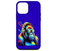 Gorilla Styled Helmet and Glasses - Street Art Colorful Urban Case for iPhone 12 mini