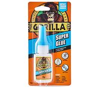 Gorilla Super Glue, 15g - All Purpose, Impact Tough & Fast Setting with Anti-Clog Cap Ideal for Metal, Ceramics, Leather & More