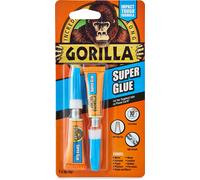 Gorilla Super Glue 2 x 3g Tubes With Anti-Clog Cap