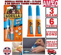Gorilla Super Glue Transparent 3g Pack of 2