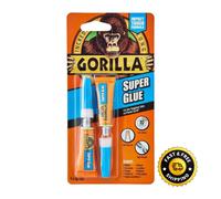 Gorilla Super Glue Transparent 3g Pack of 2