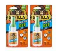 Gorilla Super Glue Gel 15g (Pack of 2)
