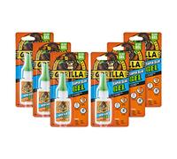 Gorilla Super Glue Gel Clear (6 Pack) 15g