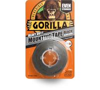 GORILLA GLUE 3044201 1.5 m Heavy Duty Mounting Tape - Black