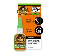 Gorilla Super Glue Gel XL, 25g - All Purpose, Fast Setting & Thicker, More Controlled Formula, Ideal for Metal, Ceramics, Leather & More