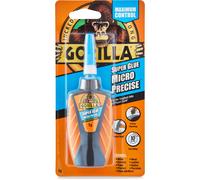 Gorilla Super Glue Micro-Precise, 5g - All Purpose, Fast Setting with Precise Dispensing Tool & Anti-Clog Cap | Ideal for Metal, Ceramics