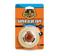 Gorilla Super Glue Tape, 6.1m x 15.88mm - Heavy Duty, Crystal Clear, No Mess Double Sided Tape, Ideal for Permanent Repairs, Quick Fixes & Craft | B