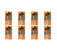 Gorilla Super Glue with Brush & Nozzle Applicator 10 Gram Clear (Pack of 8)