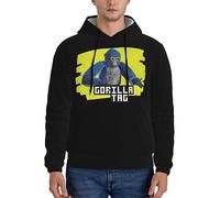 Gorilla Tag Men Hoodies Casual Hoodies for Men with Pockets Long Sleeve Sweatshirt Sports Hooded