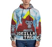 Gorilla Tag Men Hoodies Casual Hoodies for Men with Pockets Long Sleeve Sweatshirt Sports Hooded