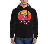 Gorilla Tag Men Hoodies Casual Hoodies for Men with Pockets Long Sleeve Sweatshirt Sports Hooded
