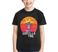 Gorilla Tag Short Sleeve Kid's Cartoon T Shirt Kawaii Crewneck Top Tees for Unisex Youth Teen Children