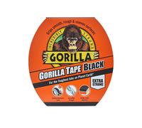 Gorilla Tape Black (48mm x 11M) - 2 Pack - Extra Strong, Weather-Resistant Duct Tape for Indoor and Outdoor Use