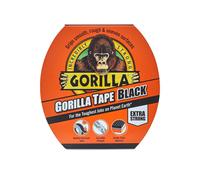 Gorilla Tape Black (48mm x 11M) - 5 Pack - Extra Strong, Weather-Resistant Duct Tape for Indoor and Outdoor Use