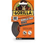 2xBlack Gorrila Glue Duck Duct Gaffa Gaffer Tape 25mmX9m Waterproof Cloth Strong