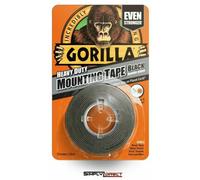 GORILLA GLUE 3044201 1.5 m Heavy Duty Mounting Tape - Black