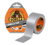 Gorilla Tape Silver 11m - Heavy Duty Duct Tape, Hand-Tearable & Extra Strong
