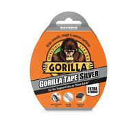 Gorilla Tape Silver (48mm x 11M) - 3 Pack - Heavy Duty, Weather-Resistant Duct Tape for Ultimate Holding Power