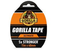 Gorilla Tape ULTIMATE, 11m, Black - Our Strongest Tape Ever, One Loop Holds 350kg | Water Resistant with High Tensile Strength | Great For Hauling, Strapping, Patching, Bundling & Lifting