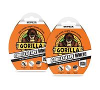 Gorilla Tape White 10m - Heavy Duty Duct Tape (2 Pack)