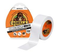 GORILLA Tape White 10m - Heavy Duty Duct Tape, Hand-Tearable & Extra Strong