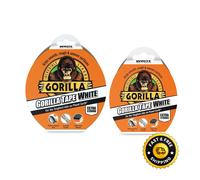 Gorilla Tape White Heavy Duty Adhesive Glue Durable Indoor & Outdoor Use 10m 27m