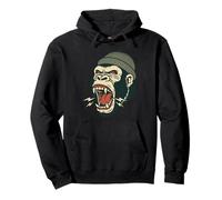Gorilla Tattoo Vintage Classic American Old School Tattoos Pullover Hoodie