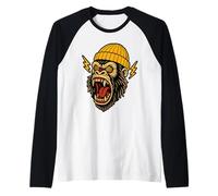 Gorilla Tattoo Vintage Classic American Old School Tattoos Raglan Baseball Tee