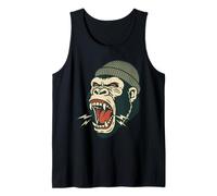 Gorilla Tattoo Vintage Classic American Old School Tattoos Tank Top