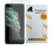 Gorilla Tech {2 Pack} iPhone 11 Screen Protector iPhone XR Tempered Glass 6.1 inch [10XR] Rugged 9H Anti Scratch Easy Installation Slim Protective Shockproof Waterproof Premium Protection Shield Guard