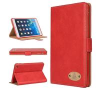 Gorilla Tech Apple iPad 10.9 10th Gen (2022) Genuine Luxury Leather Case Smart Protective Designer Stand Cover for 2022 Model, Protect Style Leather - Red