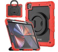 Gorilla Tech Armor Case For iPad Pro 11 2020 (2nd Gen) | Rugged Armor Protective Cover with Kickstand & Pencil Holder | Heavy Duty Shockproof Full-Body Case (Red)