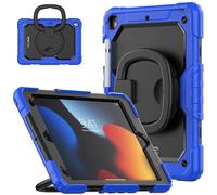 Gorilla Tech Armor Case iPad 10.2 2021 (9th Gen) | Heavy Duty Shockproof Case with Pencil Slot, Stand & Screen Protection - Rugged Armor Cover (Blue)