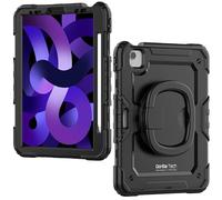 Gorilla Tech Armour Case for iPad A16 11Th Gen (2025) - Shockproof Heavy-Duty Smart Cover with Hand Strap, 360° Kickstand & Pen Holder - Rugged Luxury Protection for Kids & Adults (Black)
